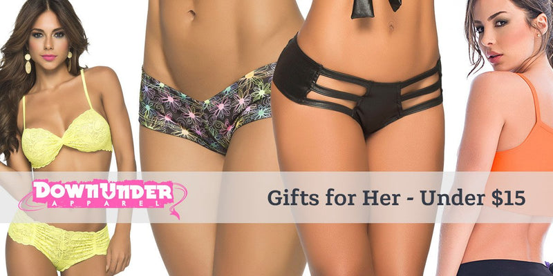 Searching for an ideal gift for a woman who's hard to buy for? She'll be pleased with comfy panties, unique undies for her, sexy boyshorts, or flexible workout gear for women who love to sweat it out.