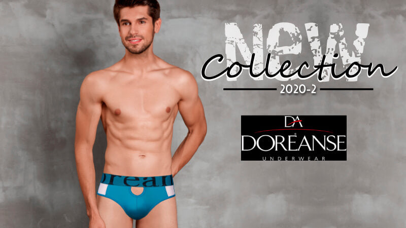 Doreanse New Collection 2020-2 Doreanse is a fresh and sophisticated men's line that can stand all on its own.  This brand is serving you jocks, thongs, bikinis, and vibrant swimwear to suit any need that may arise.  Here's to being sexy!!!