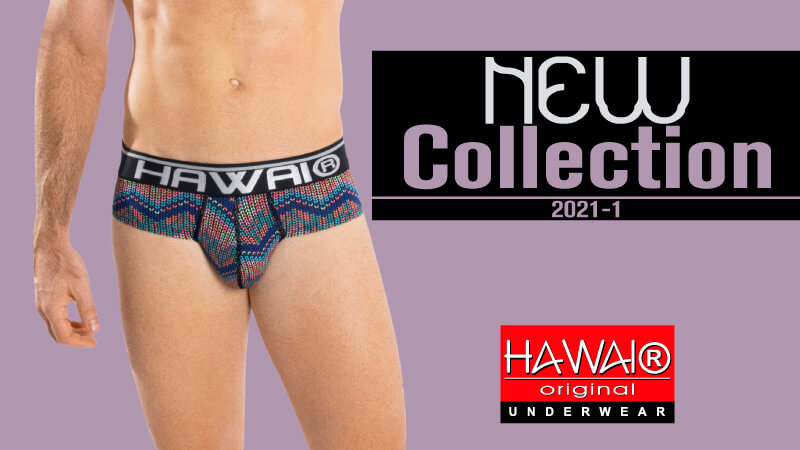From classic briefs and boxer briefs to pouch supporting athletic undies, Hawai's playful colors and prints will make your manhood feel like he is on a relaxing vacation.