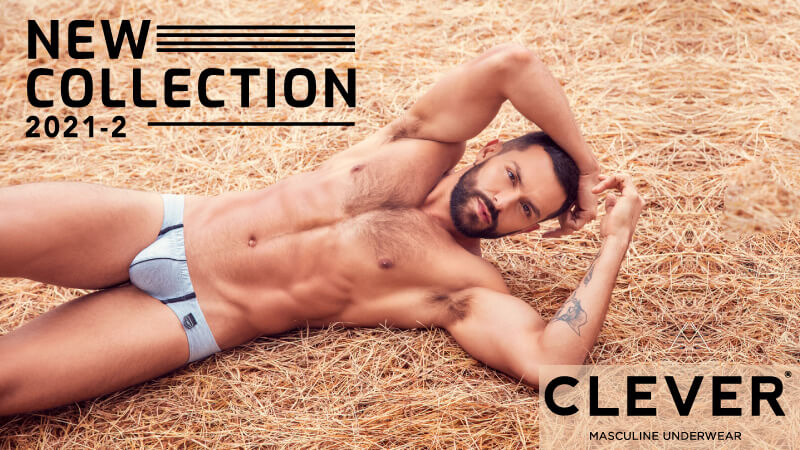 Clever's lines of men's underwear mixes color & texture with a sexy, South American style. Clever underwear offers men's briefs, trunks, boxers, thongs and jockstraps that are designed to be sporty, sexy, and functional.