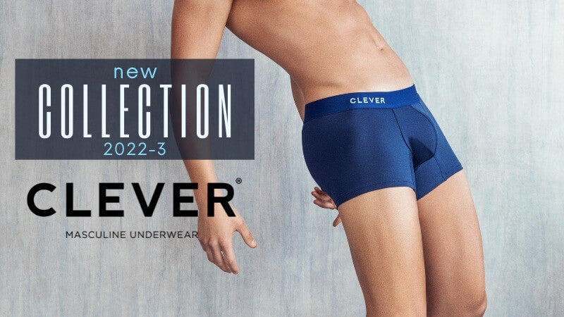 Clever underwear offers men's briefs, trunks, boxers, thongs and jockstraps that are designed to be sporty, sexy, and functional.