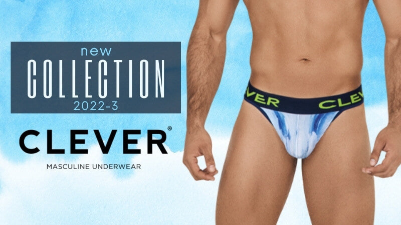 Clever's lines of men's underwear mixes color & texture with a sexy, South American style.