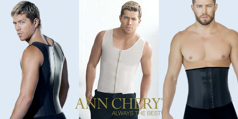 Ann Chery features a line of men's body shaper, men's girdles, and men's post surgical shaper vest.