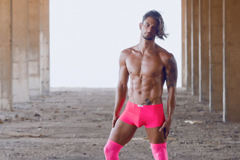 Justin + Simon is a hot new cheeky addition to DownUnder Apparel. Enjoy vibrant colors on barely there looks that capture attention everywhere you go!