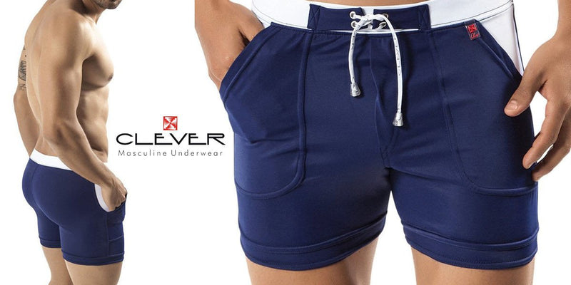 The Swim suits and swim trunks from Clever nicely flattens any body who wears it, plus adds a splash of color so you can even wear the swimsuit as casual shorts.