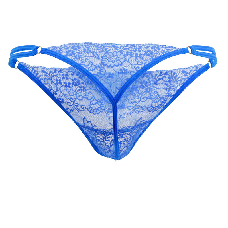 CandyMan 99421X Lace G-String Thongs Color Royal Blue