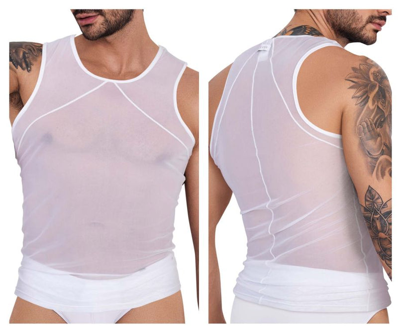 Clever 1241 Belial Tank Top Color White