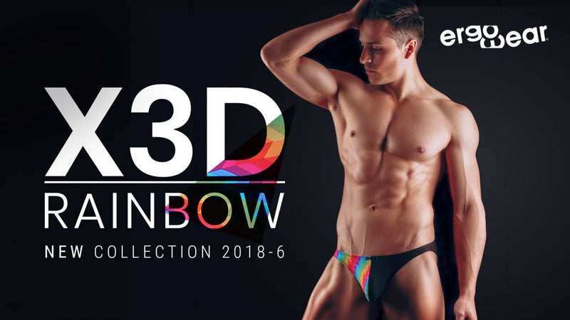 ErgoWear EW0754 X3D Original Bikini Color Rainbow