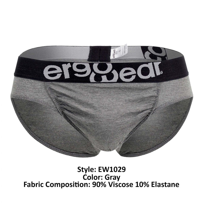 ErgoWear EW1029 FEEL Modal Briefs Color Gray