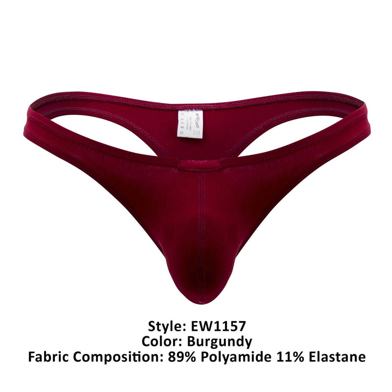 ErgoWear EW1157 X4D Thongs Color Burgundy