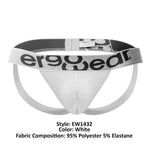 ErgoWear EW1432 GYM Jockstrap Color White