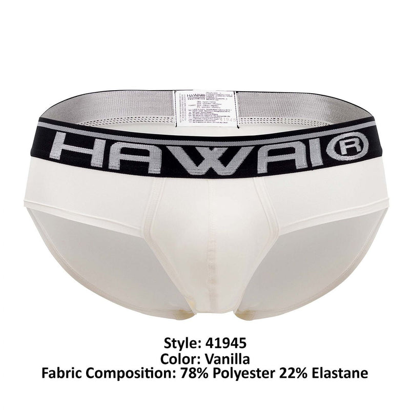 HAWAI 41945 Solid Hip Briefs Color Vanilla