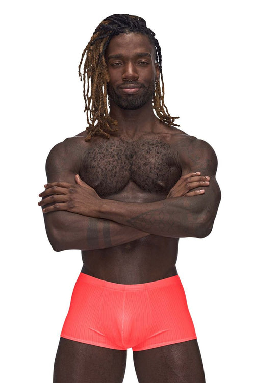 Male Power 144-272 Barely There Mini Short Color Coral