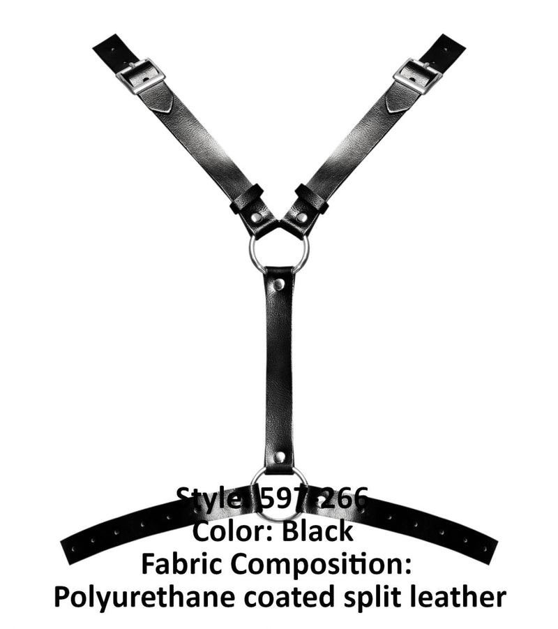 Male Power 597-266 PU Leather Sagittarius Color Black