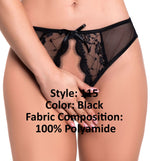 Mapale 115 Crotchless Panty Color Black
