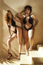 Mapale 2745X Romy Bodysuit Plus Color Nude-Black