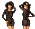 Mapale 47016 Beach Dress Cover Up Color Black