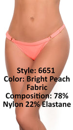 Mapale 6651 Bikini Bottom Color Bright Peach