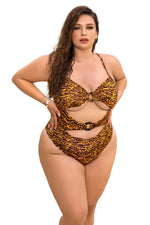 Mapale 67027X One Piece Swimsuit Color Animal Print