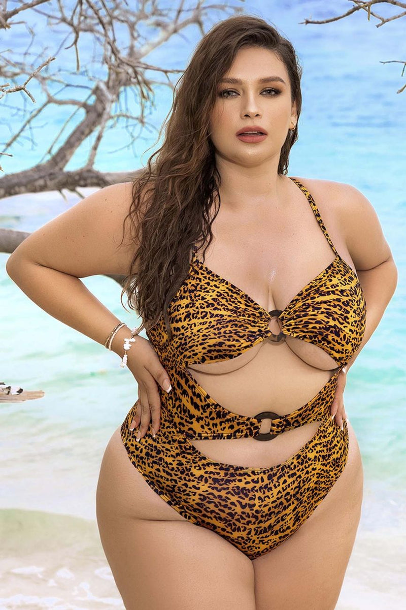 Mapale 67027X One Piece Swimsuit Color Animal Print