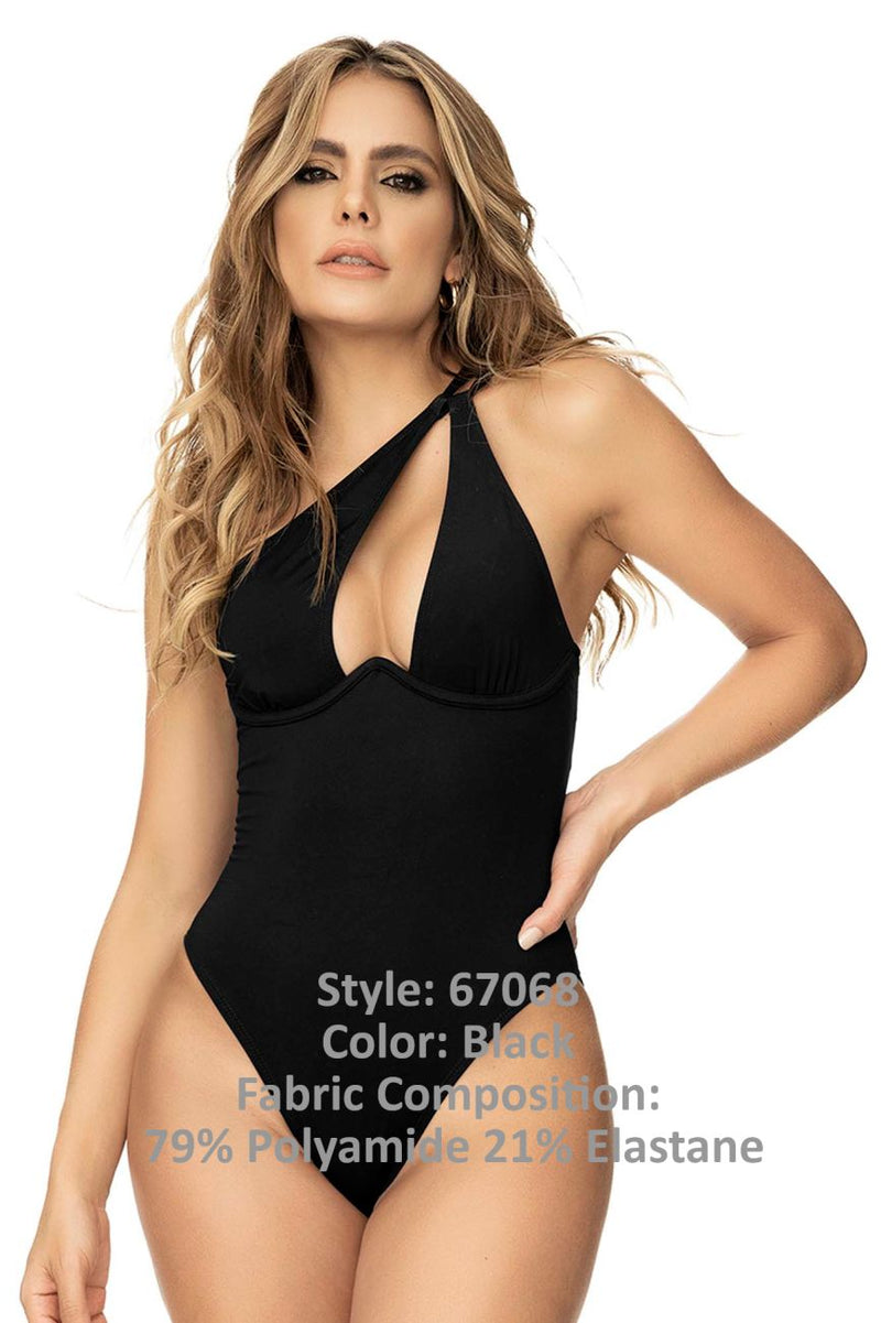 Mapale 67068 Underwired One Piece Swimsuit Color Black
