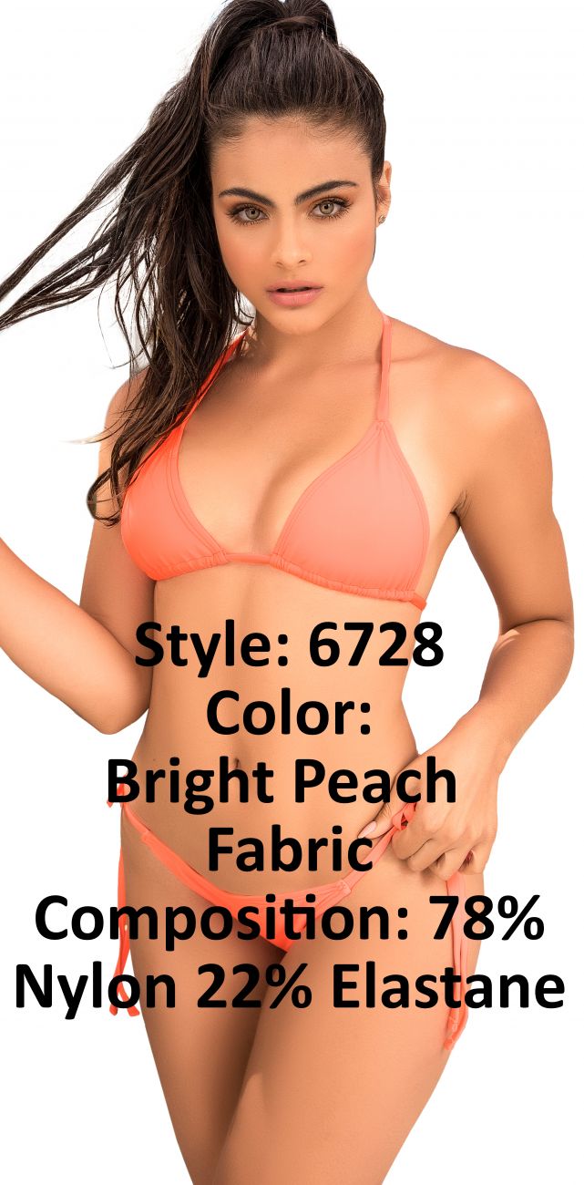 Mapale 6728 Two Piece Swimsuit Color Bright Peach