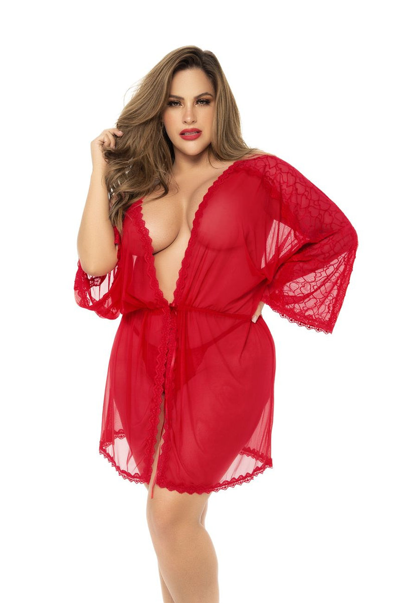 Mapale 7446X Robe Color Red