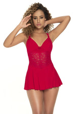Mapale 7475 Sleep Chemise Color Red