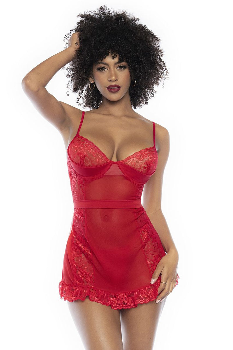 Mapale 7507 Babydoll Color Red