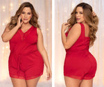 Mapale 7534X Sleep Romper Color Red