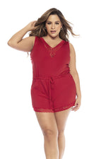 Mapale 7534X Sleep Romper Color Red