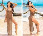 Mapale 77004 Cover up Dress Color Taupe