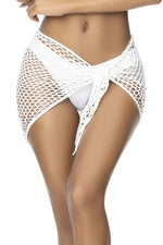 Mapale 77009 Cover Up Skirt Color White