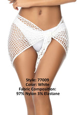 Mapale 77009 Cover Up Skirt Color White