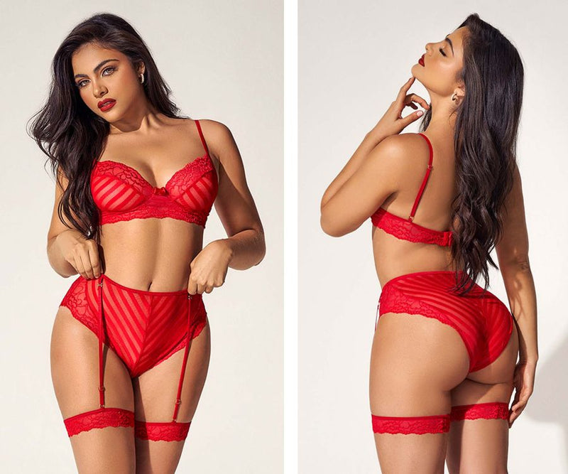 Mapale 8815 Two Piece Set Color Red