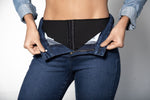 Mapale D1912 Butt Lifting Jeans with Body Shaper (Shaper has two hook Adjustments) Color Blue