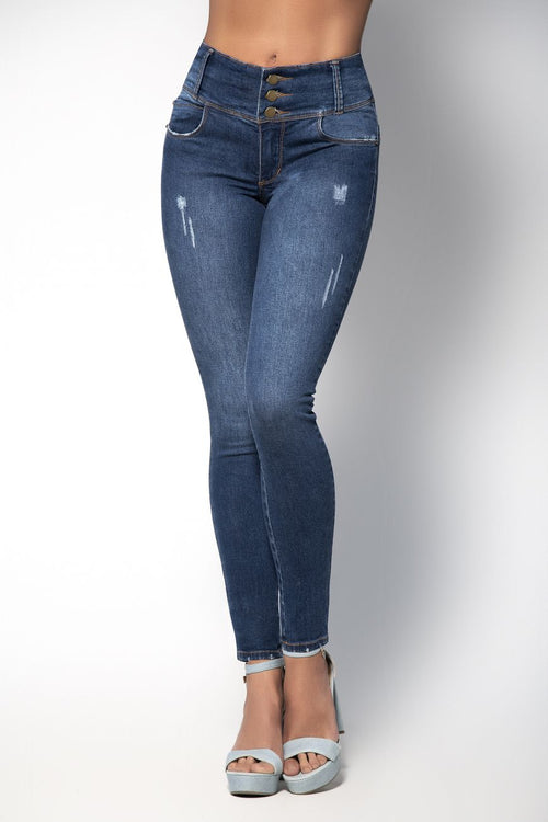 Derriere Wear butt lift skinny jeans (frost blue) at  Women's Jeans  store