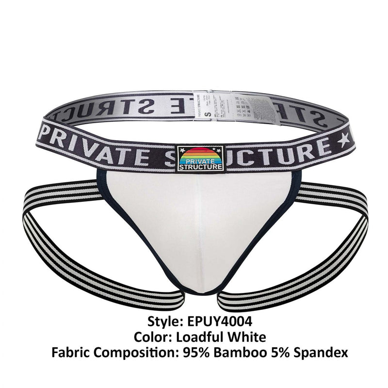 Private Structure EPUY4004 Pride Jockstrap Color Loadful White