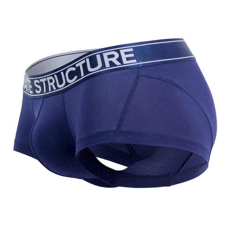 Private Structure PBUX4073 Platinum Bamboo Trunks Color Midnight Navy