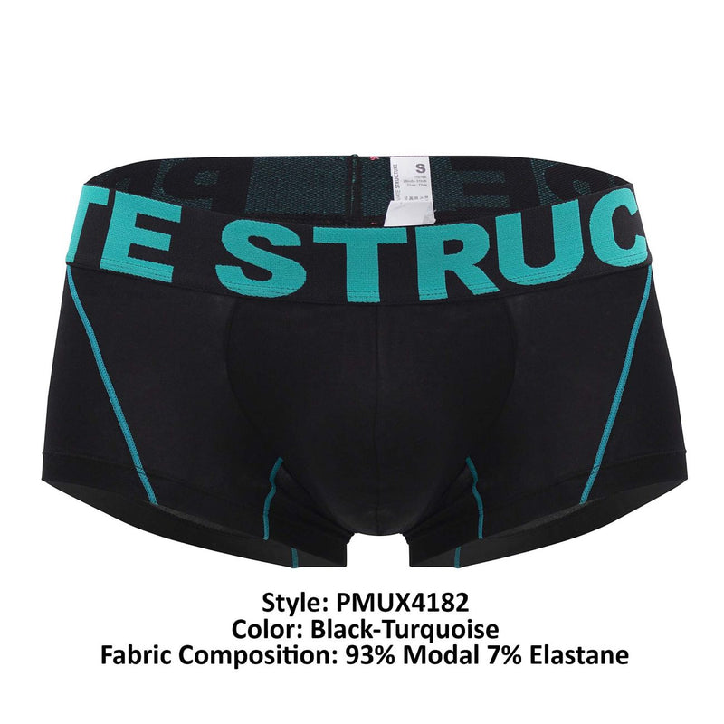 Private Structure PMUX4182 Modality Trunks Color Black-Turquoise