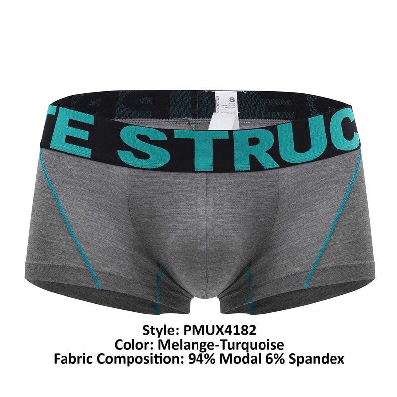 Private Structure PMUX4182 Modality Trunks Color Melange-Turquoise