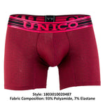 Unico 1803010020487 Boxer Briefs Pacifico Color Red