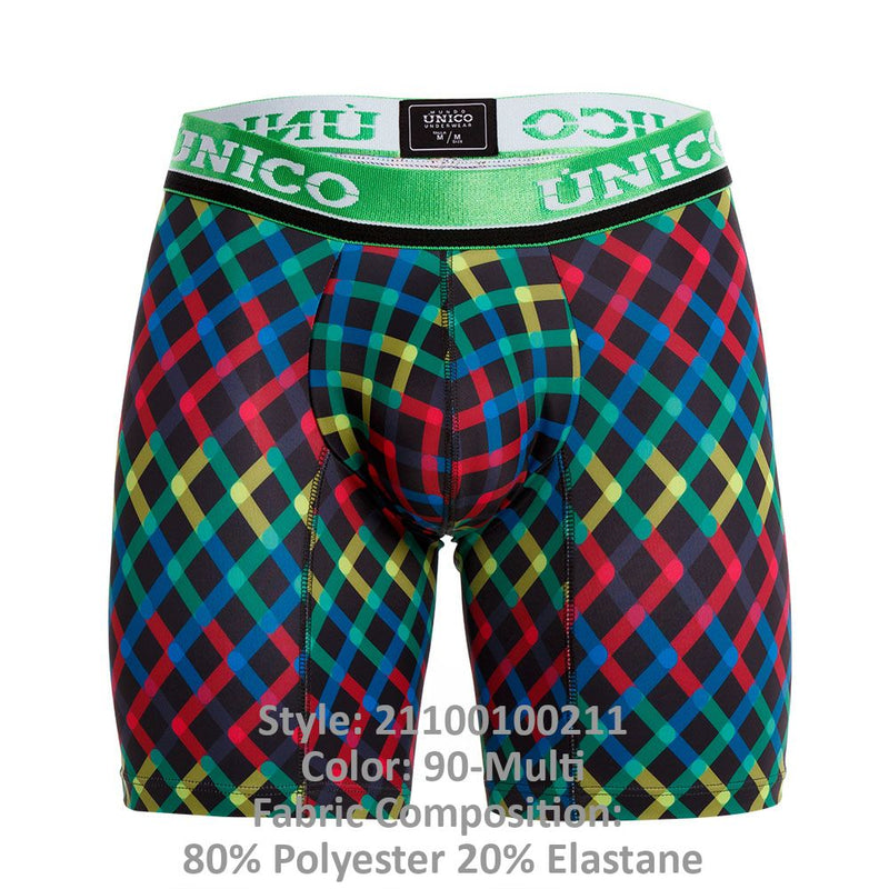 Unico 21100100211 Colour-X Boxer Briefs Color 90-Multi