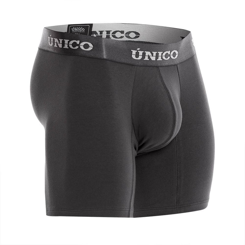 Unico 22120100204 Asfalto A22 Boxer Briefs Color 96-Dark Gray