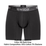 Unico 22120100204 Asfalto A22 Boxer Briefs Color 96-Dark Gray