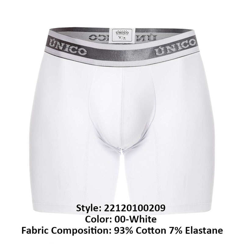 Unico 22120100209 Lustre A22 Boxer Briefs Color 00-White