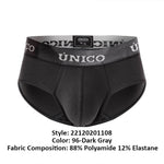 Unico 22120201108 Asfalto M22 Briefs Color 96-Dark Gray
