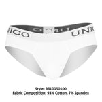 Unico 9610050100 (9612020110100) Briefs Cristalino Cotton Color White