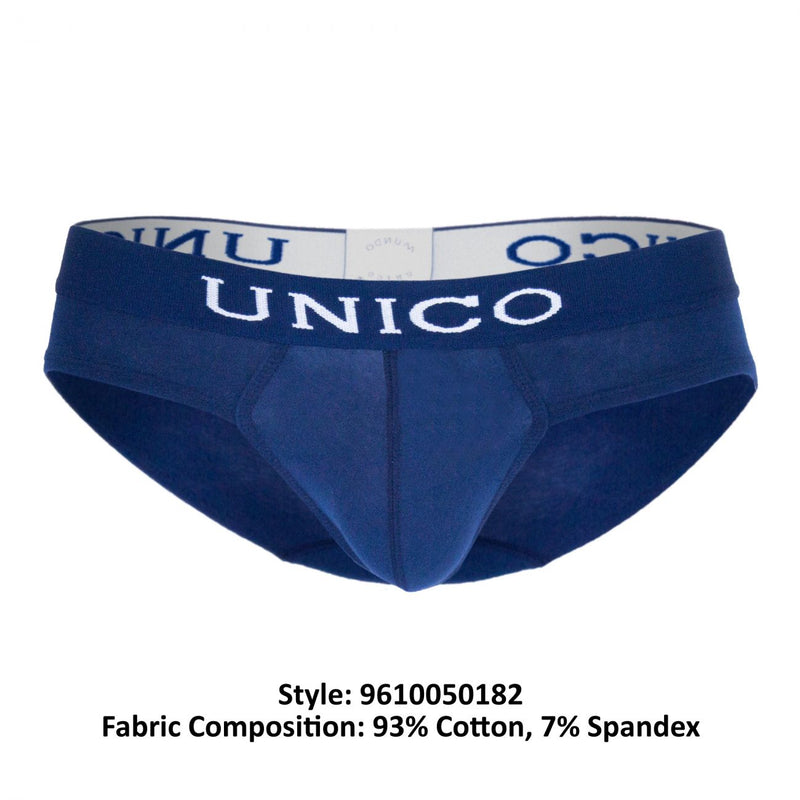 Unico 9610050182 (9612020110282) Briefs Profundo Cotton Color Blue