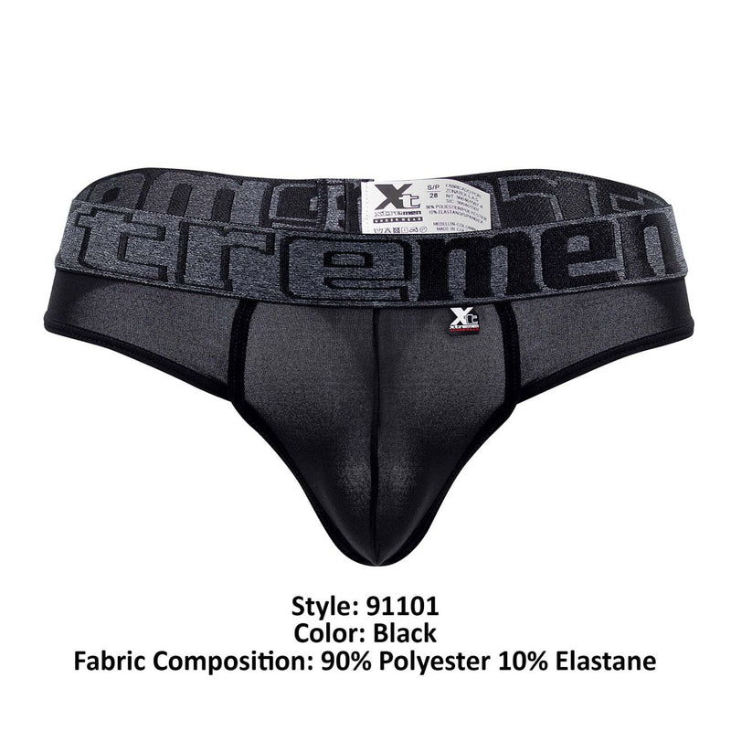Xtremen 91101 Microfiber Thongs Color Black